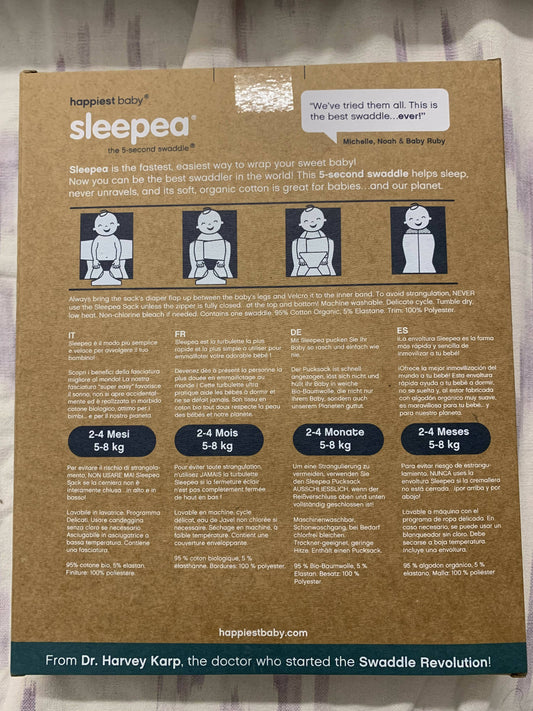 HAPPIEST BABY Sleepea 5-sec Swaddle