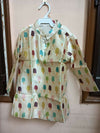 LITTLE HATCHLINGS Ice-cream Print Kurta