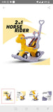 BAYBEE 2 in 1 horse rocker / Ride on - PyaraBaby