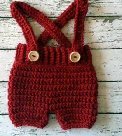 Handmade Customized Crochet Romper for Baby