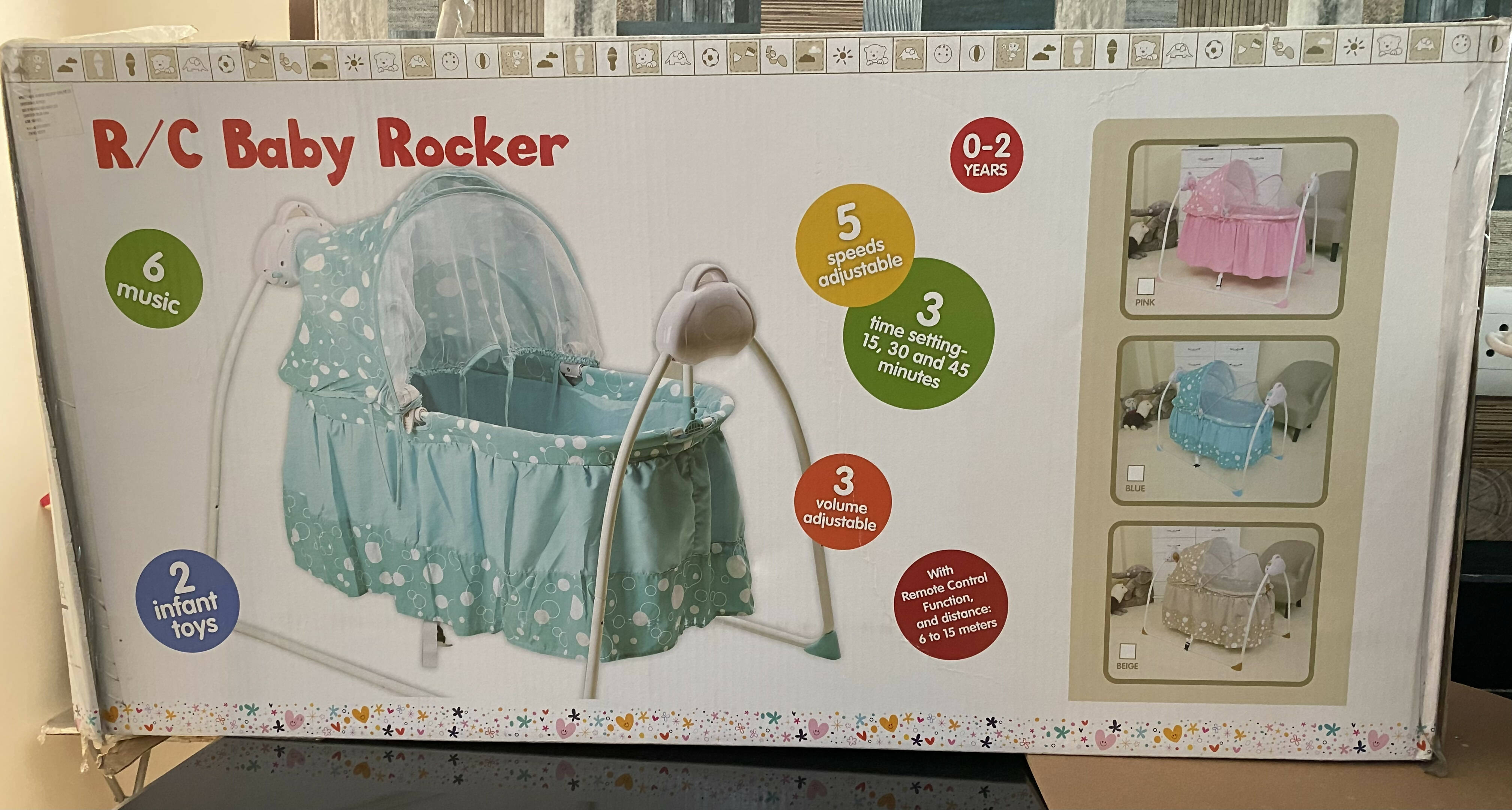 R/C Baby Rocker - Electronic Craddle and Swing - PyaraBaby