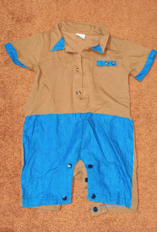 Boy formal Onesie / Collared onesie - PyaraBaby