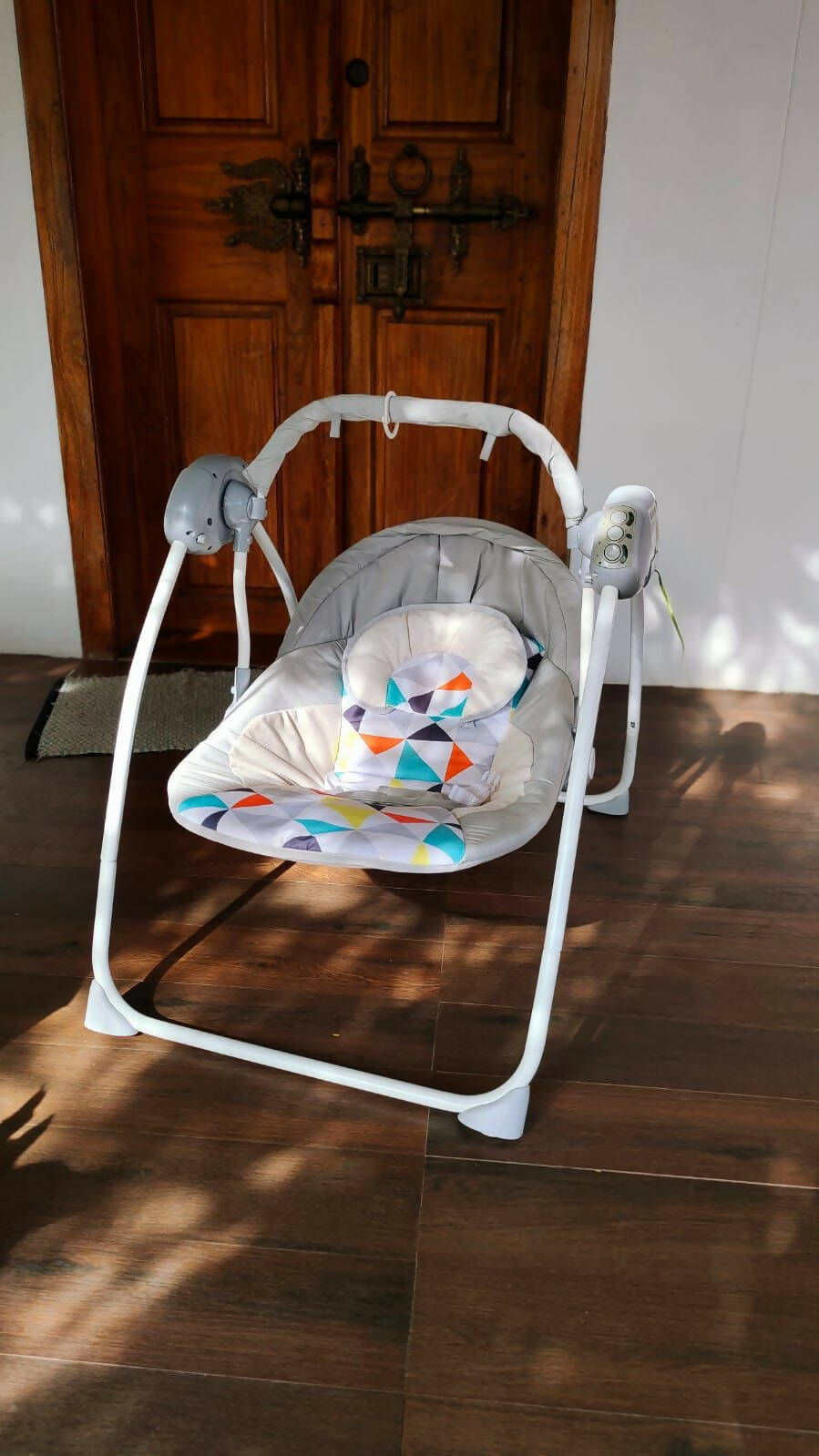 BABYHUG Galaxy Electric Swing with Remote - Grey - PyaraBaby