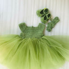 Fancy Frock hand Crocheted - PyaraBaby