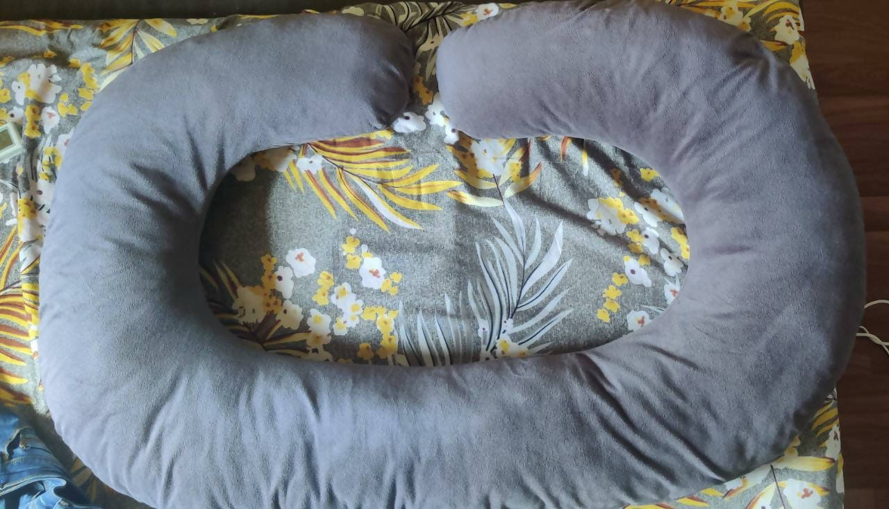 U Shape Pregnancy Pillow- Velvet fabric