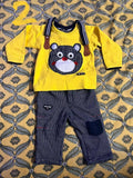 T- shirt and Jeans/Trouser with Suspenders For Baby Boy- Combo