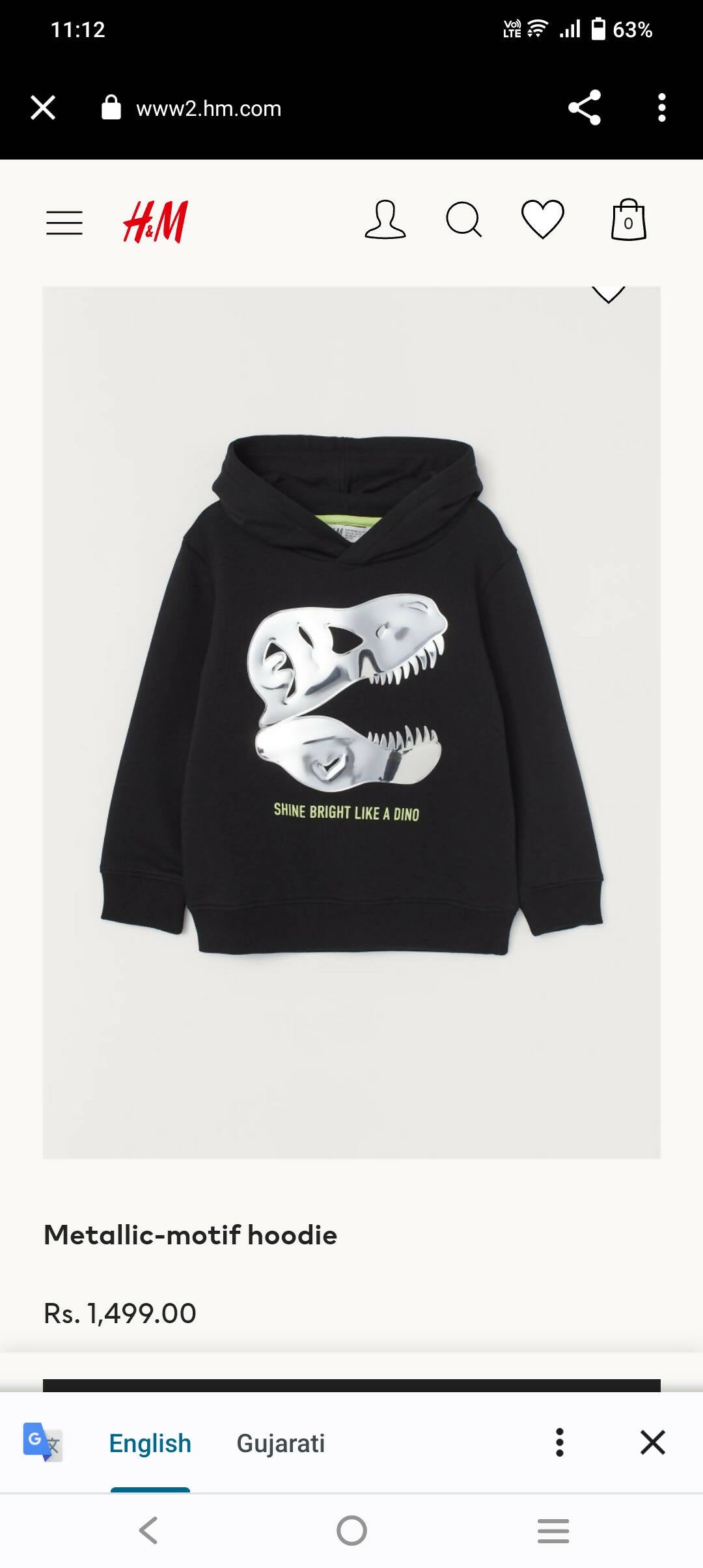 H&M sweatshirt for boys - PyaraBaby