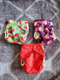 3 BABYHUG free size reusable diapers with inserts - PyaraBaby