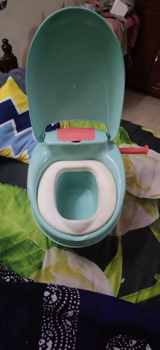2 In 1 Potty Seat - White and Blue - PyaraBaby