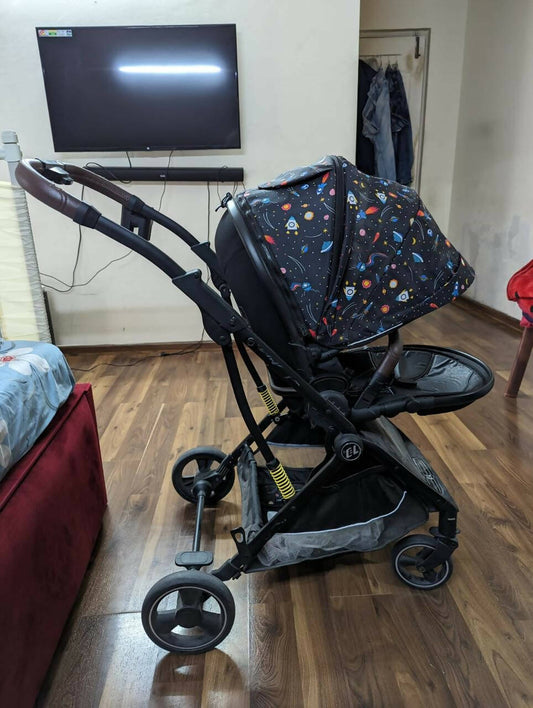 STAR AND DAISY Collabe Stroller/Pram for Baby - Black
