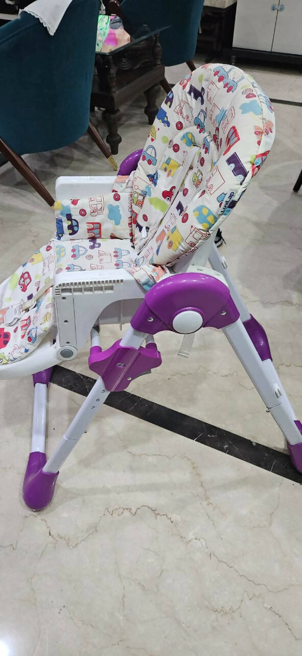 LUVLAP Royal High Chair for Baby - Purple - PyaraBaby